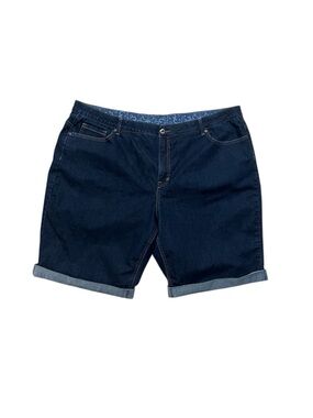 26 - Faded Glory Dark Blue Denim Women’s Jeans Shorts